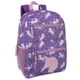 thumbnail image 1 of Trail maker Mochilas escolares para niños de 17 pulgadas, felpa para niñas con bolsillos laterales, correas acolchadas (felpa unicornio amor), 1 of 5