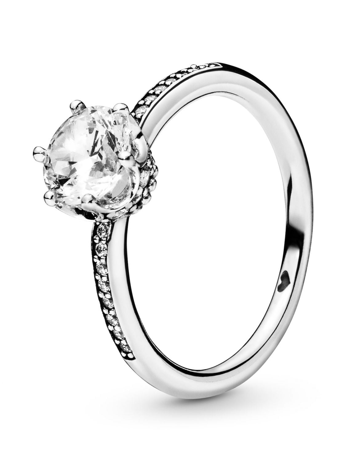 PANDORA PANDORA Clear Sparkling Crown Ring Size 8 5 198289CZ 58 