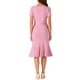 thumbnail image 3 of VESTIDO DE SIRENA DE MUJER INSPIRE CHIC PARA FIESTAS DE CÓCTEL AÑOS 50 CON DECORACIÓN DE BOTONES Y VOLANTES, LONGITUD MIDI, L ROSA, 3 of 6