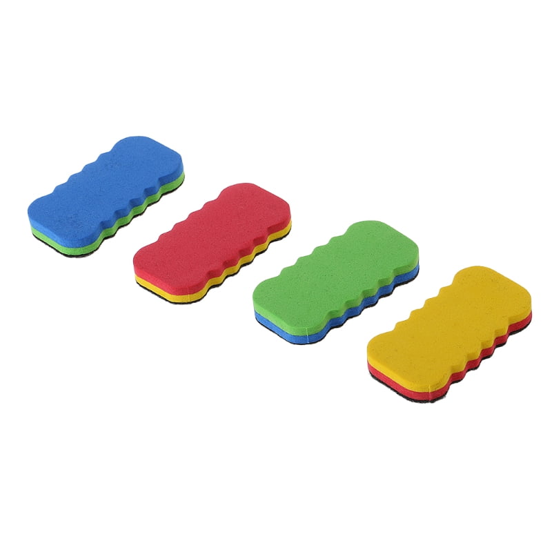 Multi Color Whiteboard Cleaner Wiper Dry Erase Erasers for Classroom Supplies