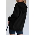 thumbnail image 3 of Sudadera PRETTYGARDEN 2025 con cremallera Y2K negra XL, 3 of 8