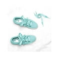 thumbnail image 4 of Women's Extra Wide Shoestrings Flat Satin Ribbon Shoelaces for Sneakers 2 Pairs Light Blue 90cm/35.4", 4 of 4