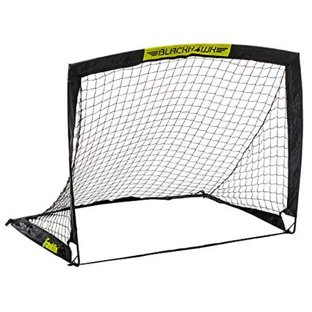 Franklin Sports Portable Soccer Goal - Blackhawk Pop-Up Folding Soccer Net - Indoor and Outdoor Soccer Goal - Easy Storage - 4' X 3' Soccer Goal