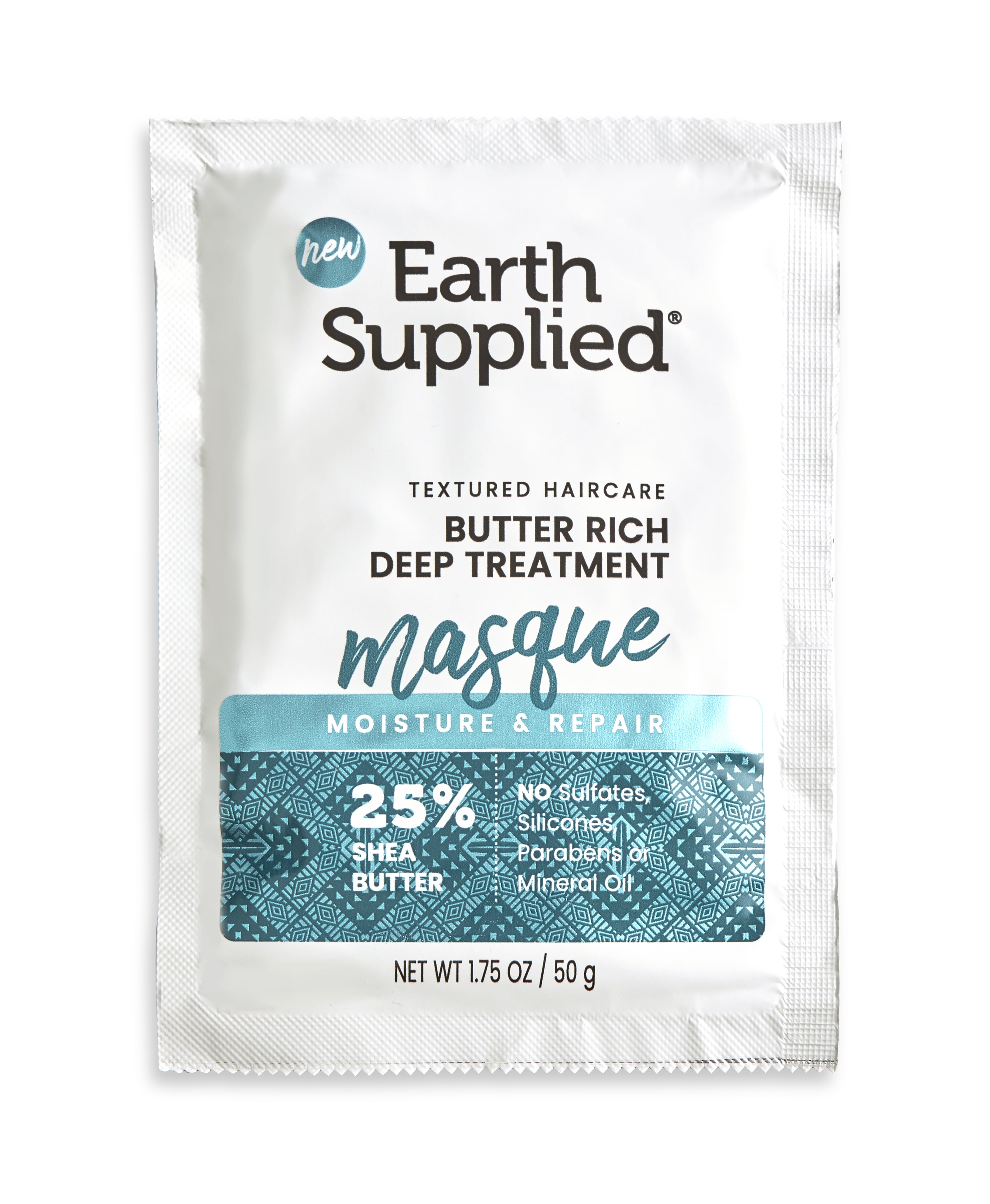 Earth Supplied Moisture & Repair Butter Rich Deep Treatment Masque with 25% Shea Butter, 1.75 OZ