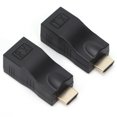 thumbnail image 4 of Adaptador de señal RJ45 negro a extensor de transmisión de interfaz multimedia de alta definición, 4 of 8