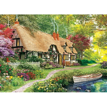 White Mountain Puzzles Cozy Cottage Puzzle, 300 Pieces