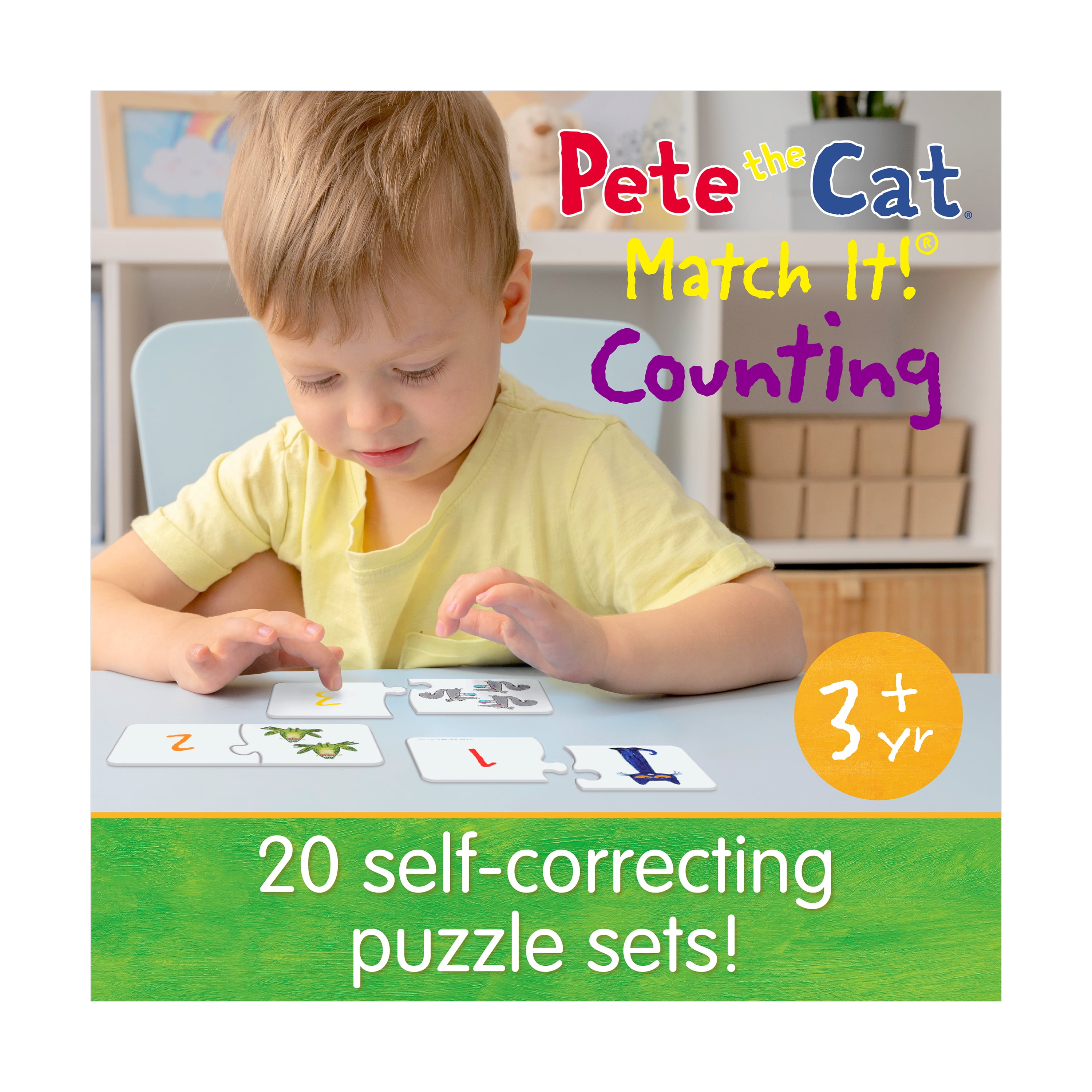 The Learning Journey Pete the Cat Match It! Tin - Counting