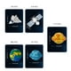 thumbnail image 4 of Space Astronaut Planet Series Micro-Diamond Building Blocks Diy Niños Juguetes De Bloques De Construcción Ensamblados Para Niños Speravity FN007545-01, 4 of 6