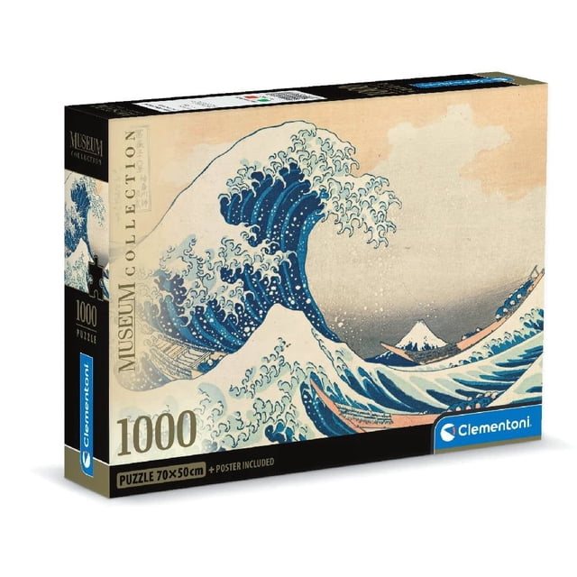 Rompecabezas Clementoni Museo de la Gran Ola de Kanagawa 1000 Piezas