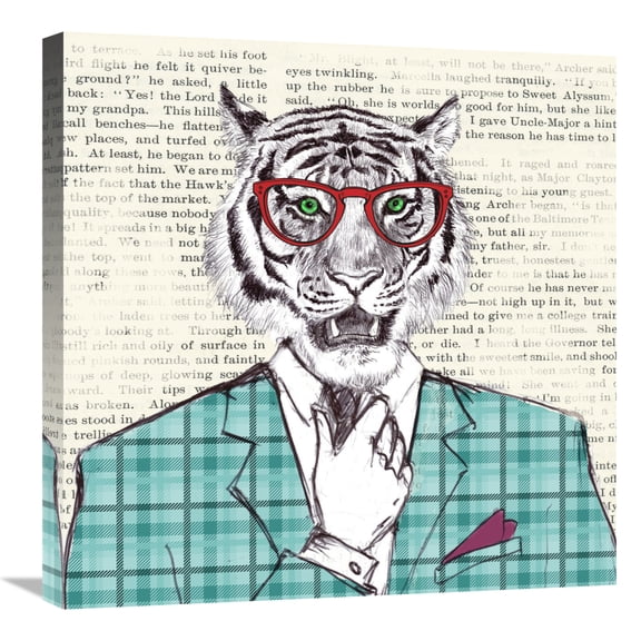 Global Gallery's 'Loverboy (detail)' by Matt Spencer Stretched Canvas Wall Art