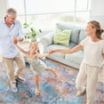 thumbnail image 3 of Machine Washable 9x12 Area Rug, Polyester, Stain-Resistant / Suitable for Living Room, Bedroom, and Kitchen, 3 of 4
