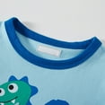 thumbnail image 5 of Toddler Kids Baby Crewneck T-Shirts Boys Summer Cartoon Cute Funny Dinosaur Short Sleeve Tops Tee Child Clothing Streetwear Dailywear Outwear, 5 of 8