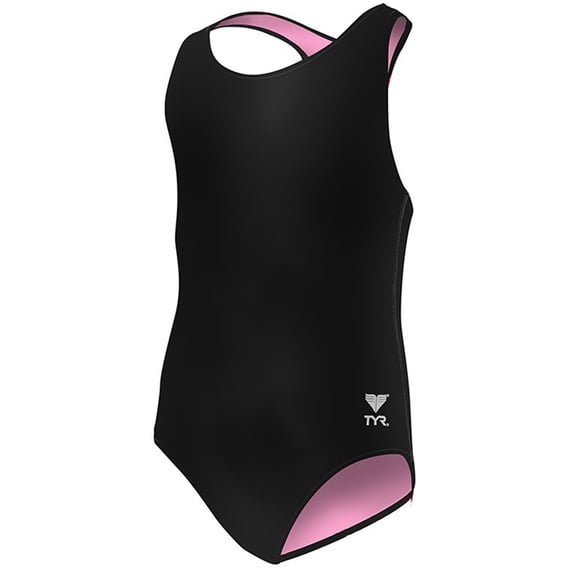 TYR Sports Toddler Solid Ella Maxfit 1 Piece, Black, 2T