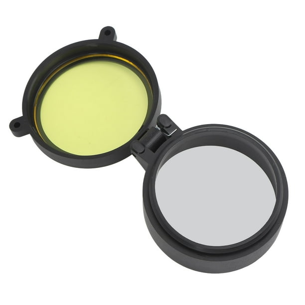 Cubierta de Lente de Alcance Cubierta de Lente de Alcance Abatible a Prueba de Polvo Cubierta Protectora de Goma para Ocular Objetivo Monocular ANGGREK Otros