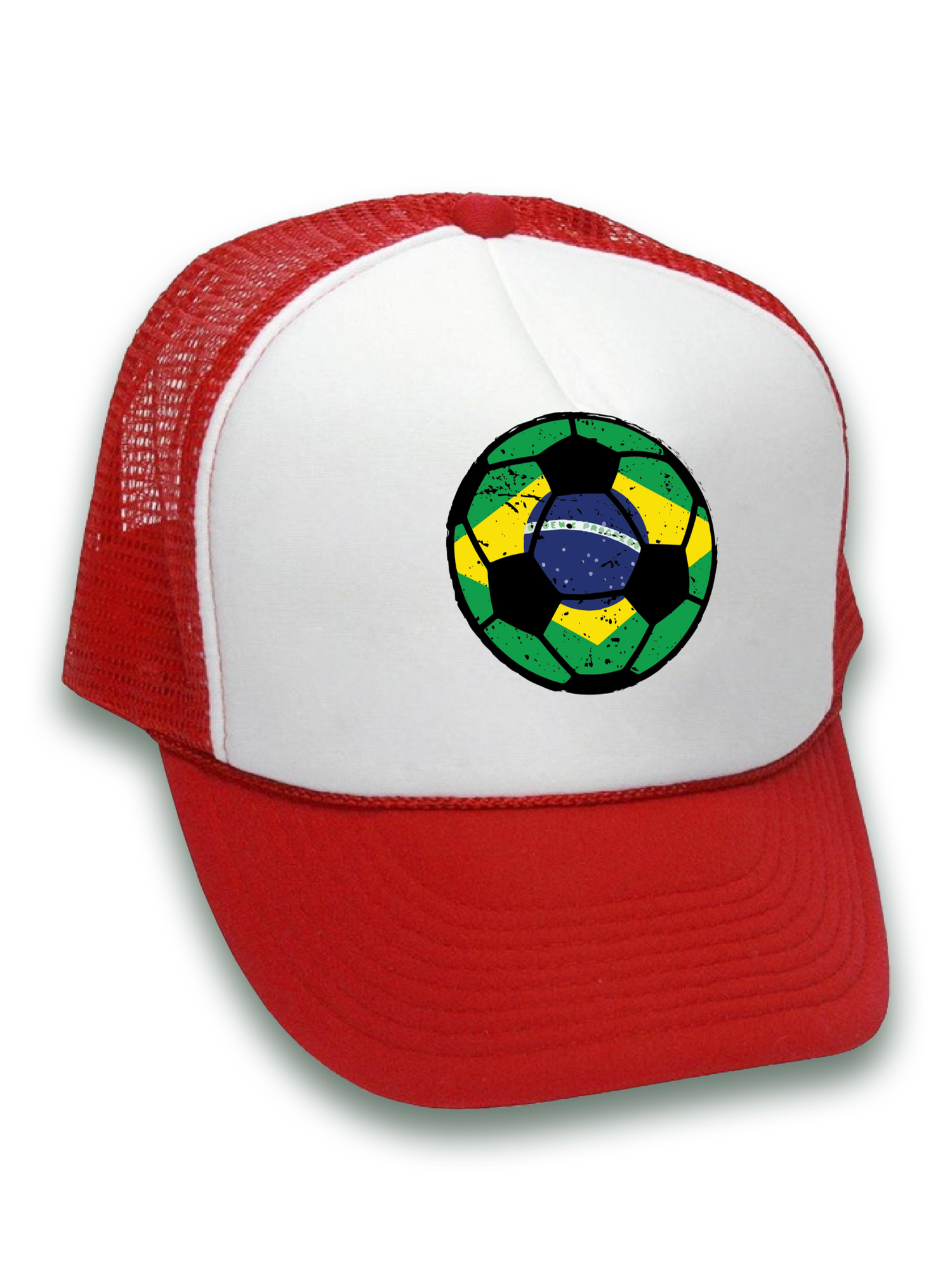 Awkward Styles Brazil Soccer Ball Hat Brazilian Soccer Trucker Hat Brazil 2018 Baseball Cap Brazil Trucker Hats for Men and Women Hat Gifts from Brazil Brazilian Baseball Hats Brazilian Flag Hat - image 2 of 6