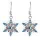 thumbnail image 2 of Fiudx Pendientes de Copo de Nieve, Cadena de Clavícula Brillante para Fiestas, Adornos de Cristal Deslumbrantes, Elegante Atuendo Formal Informal, Regalo Especial para Navidad, Acción de Gracias y Cu, 2 of 6