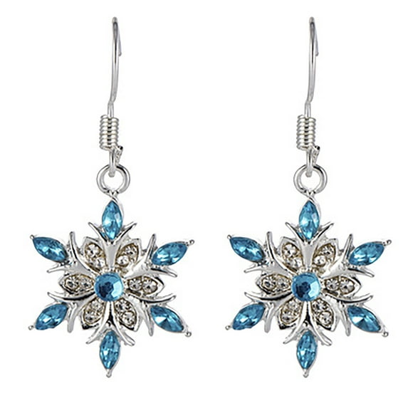 WREESH Women's Snowflake Earrings Christmas Snowflake Clavicle Chain Ornaments Female Mom/Wife/Sister/Best Friend
