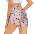 thumbnail image 3 of Fotbe Different Avocados Womens High Waist Running Shorts Athletic Workout Quick Dry Shorts for Women with Pockets Gym Yoga Summer Shorts-X-Large, 3 of 9
