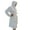 White, variant on VANLOFE Unisex Warm Pajamas Household Clothes Solid Bathrobe Lengthened Night-robe Man's Nightgown Hooded Robes Gray Robes Sleepwear for Woman M-3XL