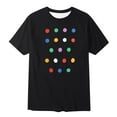 thumbnail image 3 of XEGLSBU Girls Shirts Size 7/8 Girls Casual Short Sleeve Crewneck T Shirt for Kids Youth Toddler Children Everyday Soft Basic Tee Top Blouse Playwear Apparel Black Size 13-14 Years, 3 of 3