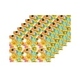 thumbnail image 4 of MKHERT Wildflower Yellow Chamomile Flower Watercolor Style Placemats Table Mats for Dining Room Kitchen Table Decoration 12x18 inch,Set of 6, 4 of 4