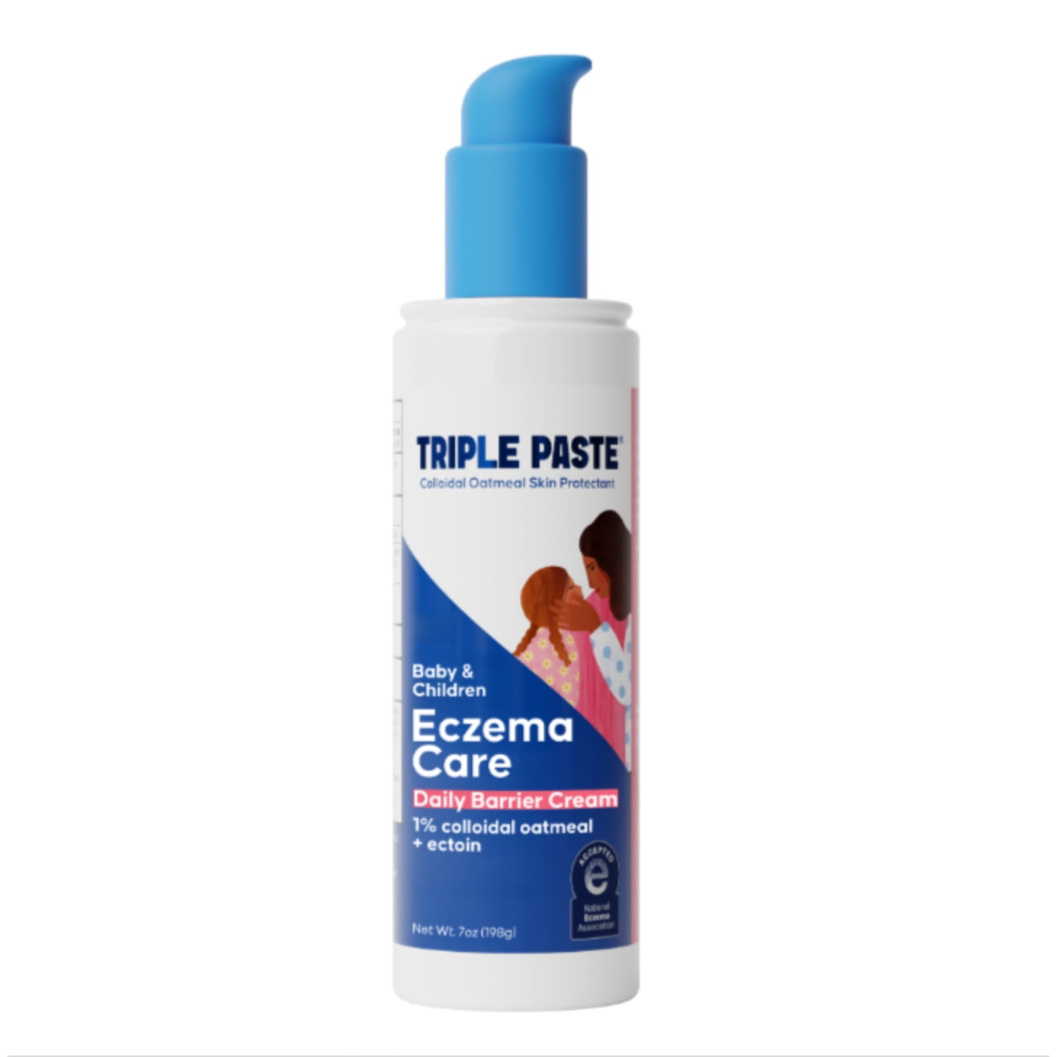 Triple Paste Baby & Children Eczema Care Daily Barrier Cream, with 1% Colloidal Oatmeal & 1% Ectoin, 7 oz