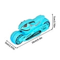 thumbnail image 3 of Deformable Motorcycle Toy Car for Kids, 3-in-1 Drifting Racer & Stunt Slide Car, Friction Powered Transformable Vehicle, Educational Toys for Toddlers Boys Girls, 3 of 6