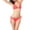 Watermelon Red 23002, variant on OWMEOT Women Two Piece Bikini Swimsuit Plain Sexy Bathing Suits Halter Triangle Tops String Bikini Sets for Summer Vacation