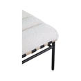 thumbnail image 4 of Meridian Furniture Burke Cream Boucle Fabric Accent Chair, 4 of 8