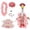 1#Pink, variant on 14Inch Hollow Goose Statue, Sand Fillable Yard Ornament, Detachable Outdoor Goose Decor, Customizable Porch Decoration for Lawn Landscaping, Garden Art and Courtyard Display