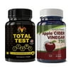 Totally Products Total Test Testosterone Booster and Apple Cider Vinegar Combo Pack 2 sets