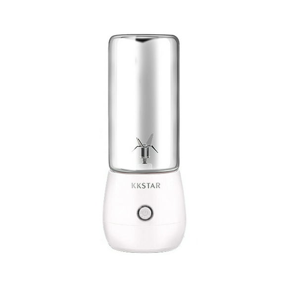 Mélangeur pour Aliments pour Bébé Portable, Gobelet Extracteur de Jus Personnel Rechargeable par USB avec 6 Lames en Acier Inoxydable, 3,35 Po x 3,35 Po x 8,27 Po, Gobelet en Verre Borosilicaté Sans BPA