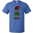 thumbnail image 3 of Inktastic Merry Christmas Elf in Red and Green Plaid T-Shirt, 3 of 5