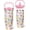 Rose cyan, variante sur Gobelet de Pâques avec Poignée et Paille Gobelet Isolé en Acier Inoxydable Lapin de Pâques Tasse de Voyage Café Cadeaux de Pâques Décor-30 OZ(1PCS)