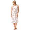 thumbnail image 1 of Casual Nights Women's Sleeveless Floral Lace and Ribbon Nightgown, 1 of 2