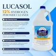 thumbnail image 2 of Lucasol Food Grade Hydrogen Peroxide 12% Concentrate, Multi-Purpose Cleaner, 1 Gallon (128 fl oz), 2 of 6