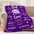 thumbnail image 6 of Gifts for Grandma, for Grandma, Grandma Blanket, Birthday Gifts for Grandma Form Granddaughter Grandkids Grandson Grandchildren, Best Grandma Ever Blanket Throw, 6 of 6