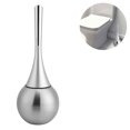 thumbnail image 2 of Escobillas para inodoro: escobilla y soporte para inodoro de acero inoxidable, juego de cepillo de limpieza de baño de oro rosa con mango largo de ABS, cepillos de limpieza para baño antisalpicaduras Fokelyi 2035091-1, 2 of 9
