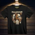thumbnail image 1 of Classique Halloween Horreur Slasher Soirée Cinéma Homme Noir Graphique Tee P-5TG, 1 of 4