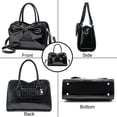 thumbnail image 5 of XiaoBanDeng Shiny Women Handbag Patent Leather Bowknot Purse Charm Glossy Top-Handle Satchel Tote Fashion Shoulder Bag, 5 of 7