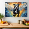 thumbnail image 3 of Staffordshire Bull Terrier Dog Wall Art Graffiti Painting Canvas Print for Living Room,Colorful Animal Canvas Wall Art Farm Animal Picture Artwork for Home Bathroom Office Decor, 3 of 4