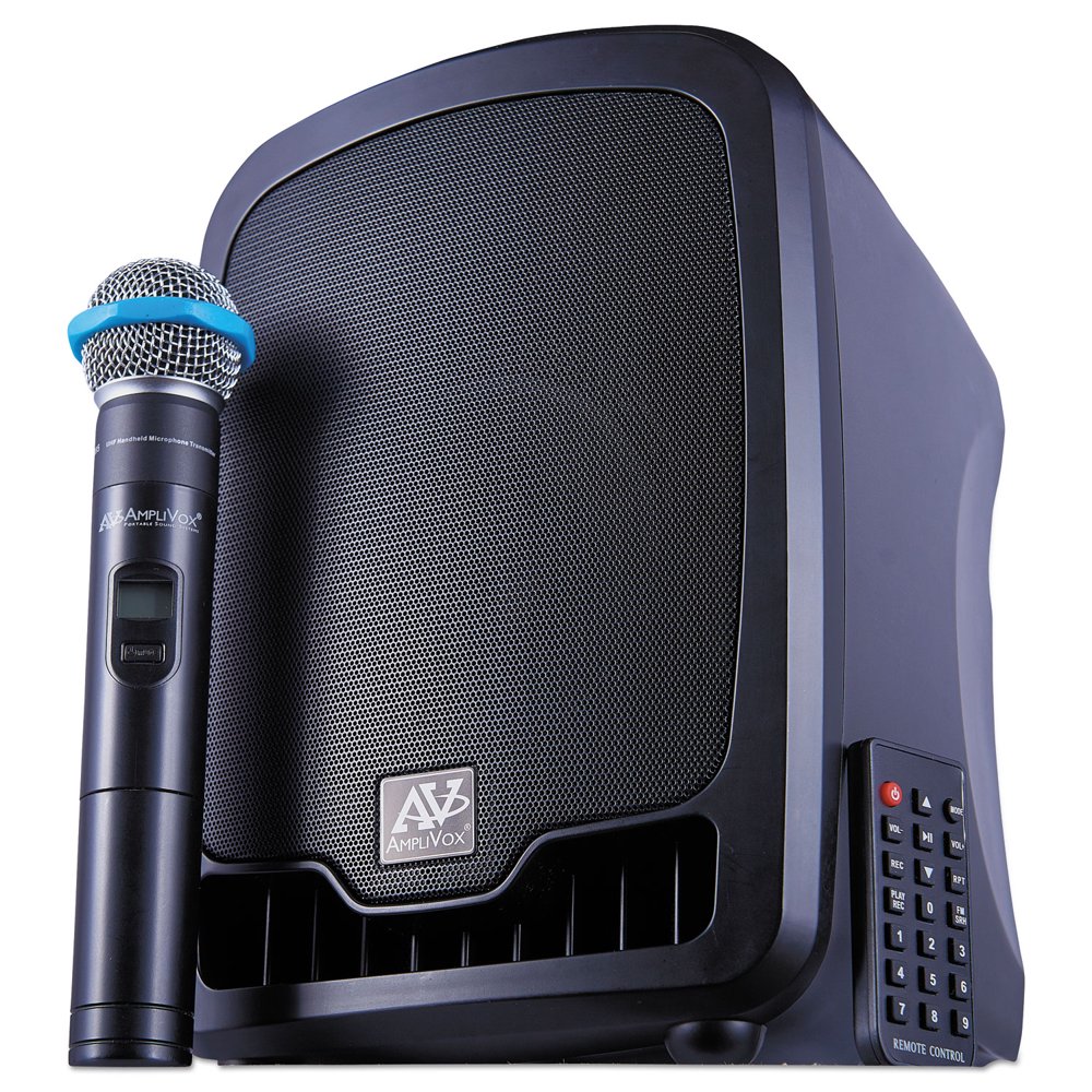 Amplivox Portable Sound Sys. Bluetoth Portable Media Player Pa System