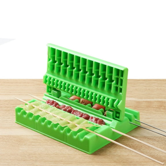 Kiplyki Quick Skewer Easy Barbecue Kebab Maker Meat Skewer Machine BBQ Grill Skewers