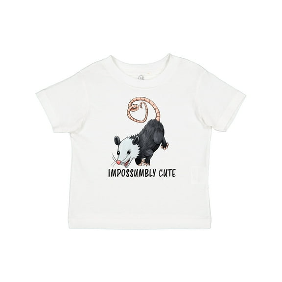 Inktastic Impossumbly Cute Possum Pun Boys or Girls Baby T-Shirt