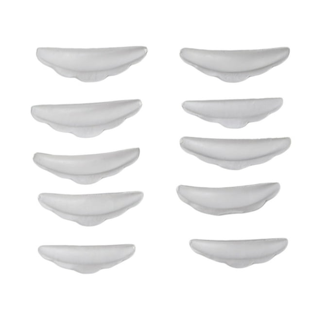 Seitruly 5 pares de rizadores de pestañas, herramienta para levantar pestañas, práctico cepillo de pelo para ojos domésticos para adultos, Pinceles de maquillaje y herramientas Transparente