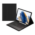 thumbnail image 1 of Funda con teclado táctil para Samsung Galaxy Tab A8 de 10,5 pulgadas modelo 2022 (SM-X200/X205/X207), con portalápices - Teclado Bluetooth táctil magnéticamente desmontable, 1 of 7