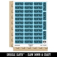 thumbnail image 2 of Discontinued Border Top Bottom Sticker Set - Light Blue - Gloss Finish - 1.5" Small, 2 of 7