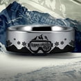 thumbnail image 2 of Silver Tungsten Slopes Calling Ring, 2 of 4