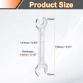 thumbnail image 2 of Llave de doble extremo abierto Uxcell 10 mm x 15 mm Llave en U métrica, 2 of 7