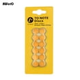 thumbnail image 4 of Yellow 10mm Mushroom Hole Binding Rings - 12pcs ABS DIY Loose-Leaf Binder Set for A4/A5/A6/A7/B5 Papers, Holds 30 Sheets, 360° Foldable Notebook Rings for Students, Office Workers & Designers, 4 of 5